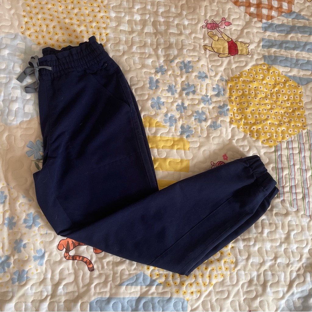 Navy Kids Jogger Pants